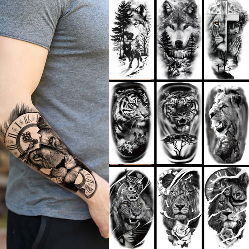 Body Jewelry Stickers - Wasserdicht Temporäre Tätowierung Aufkleber Wald Große