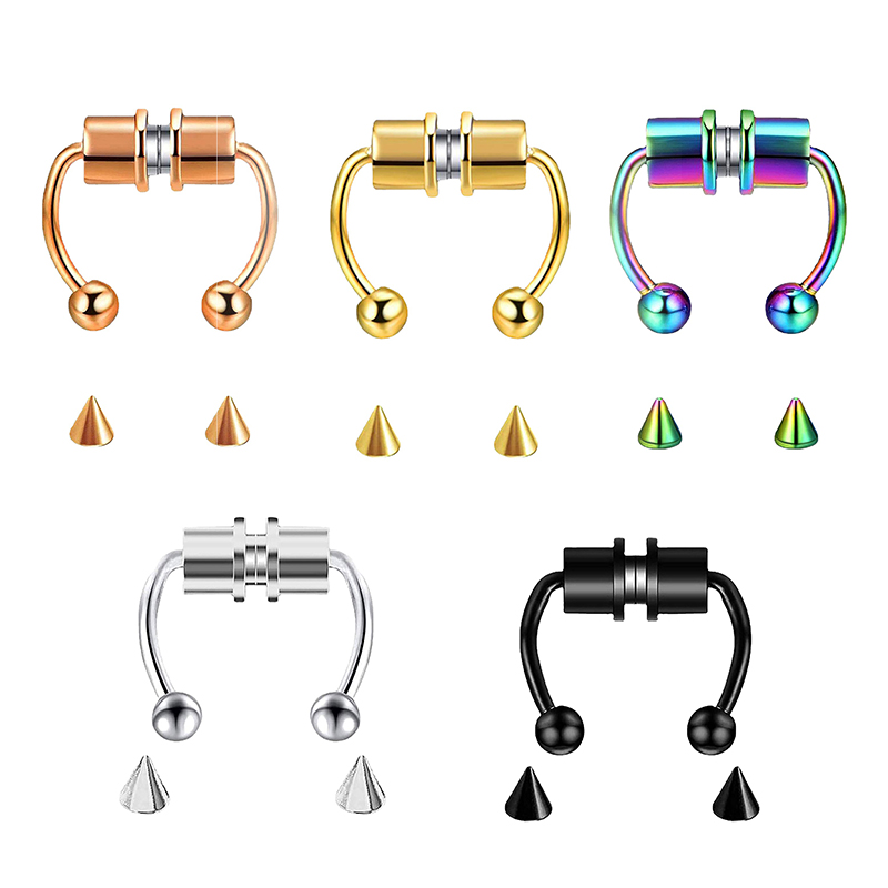 Body Jewelry Septum - Frauen Gefälschte Piercing Nase Ring Hoop