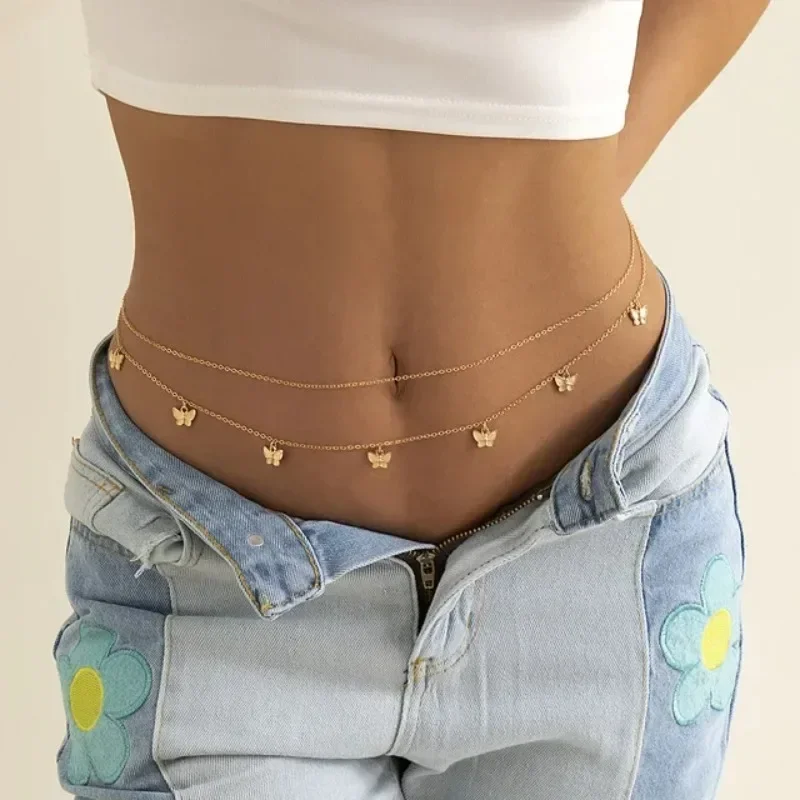Qualiti Body Jewelry - Neue Charme Sexy Doppel Schicht Schmetterling