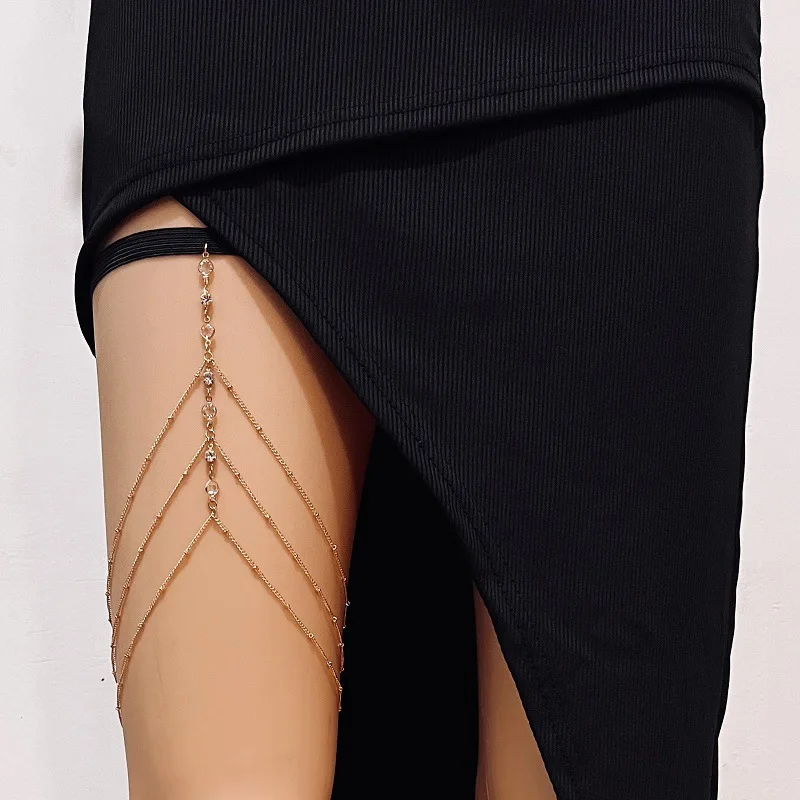 Qualiti Body Jewelry - Mode Sommer Böhmischen Oberschenkel Kette Einfache