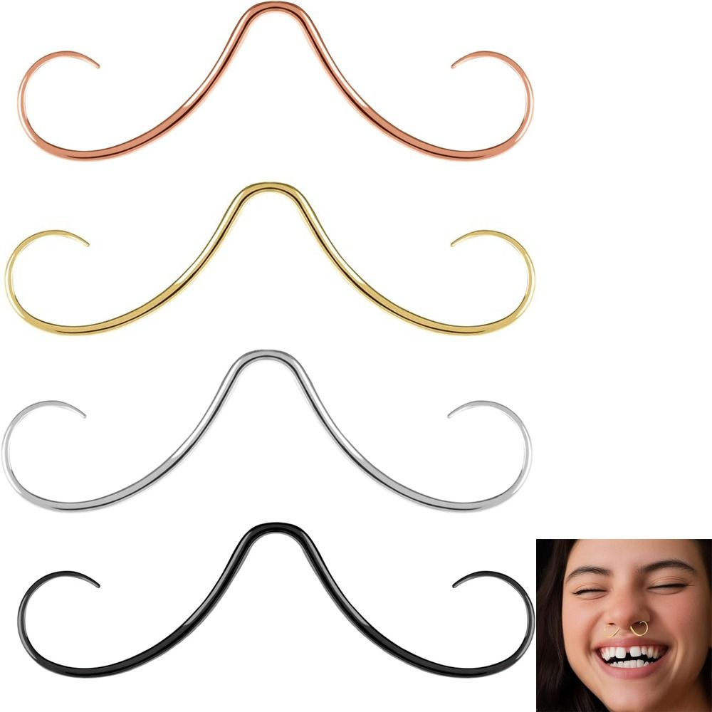 Body Jewelry Septum - Piercing Schmuck Schnurrbart Septum Ring Körpers