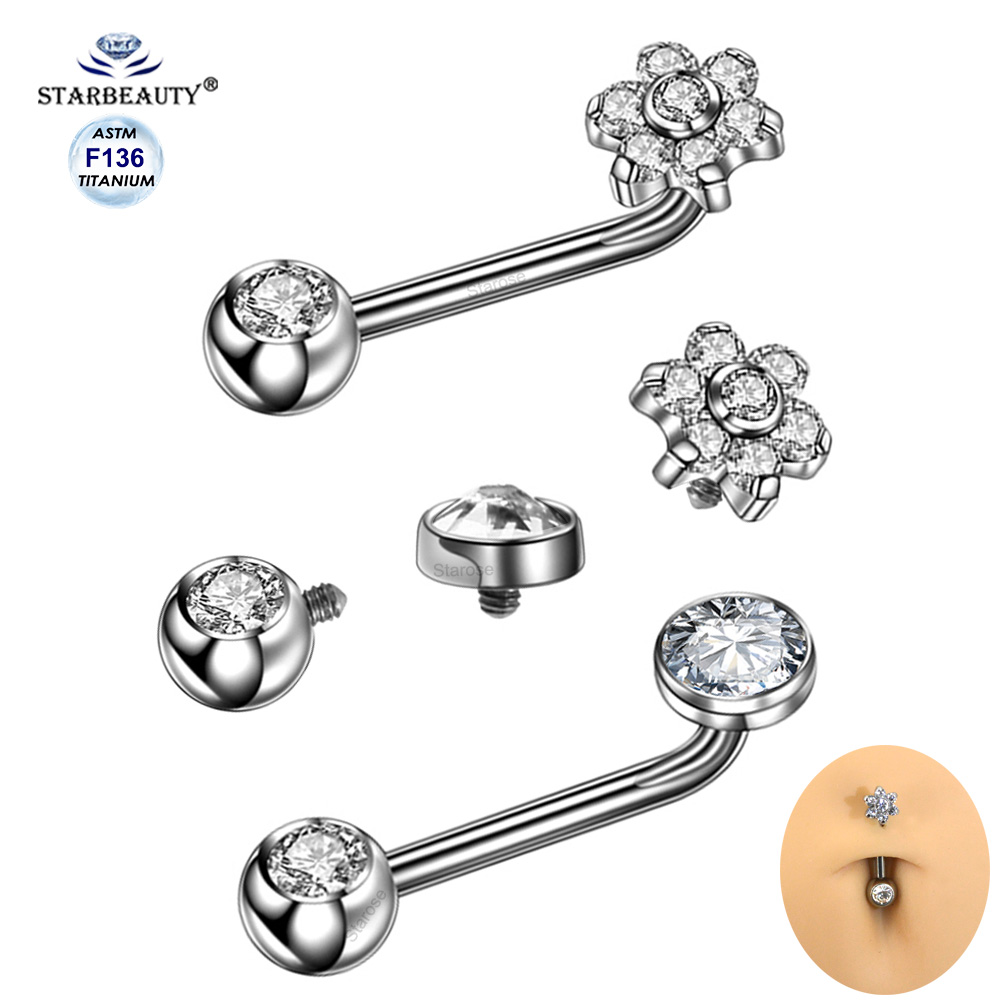Body Jewelry Vertical Labret - 1 Stück für mehr Genuss: Damen