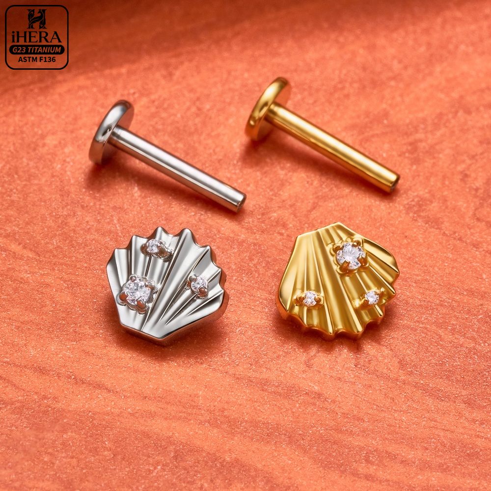 F136 Titan Piercing Stud Conch – Body Jewelry Vertical Labret Bewertung und Preis