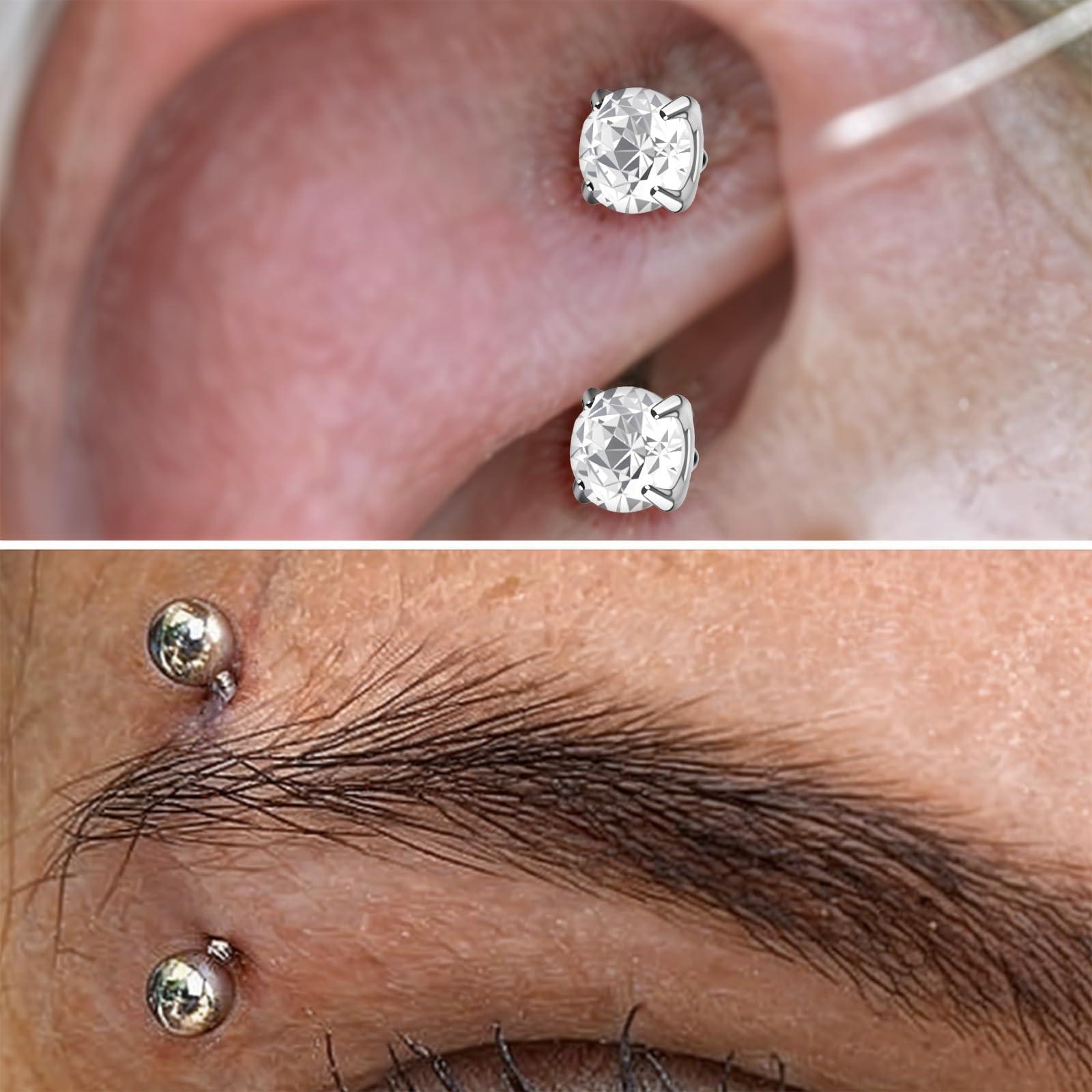 17 Stück / Set Titan Innenfade – Body Jewelry Vertical Labret Bewertung und Preis
