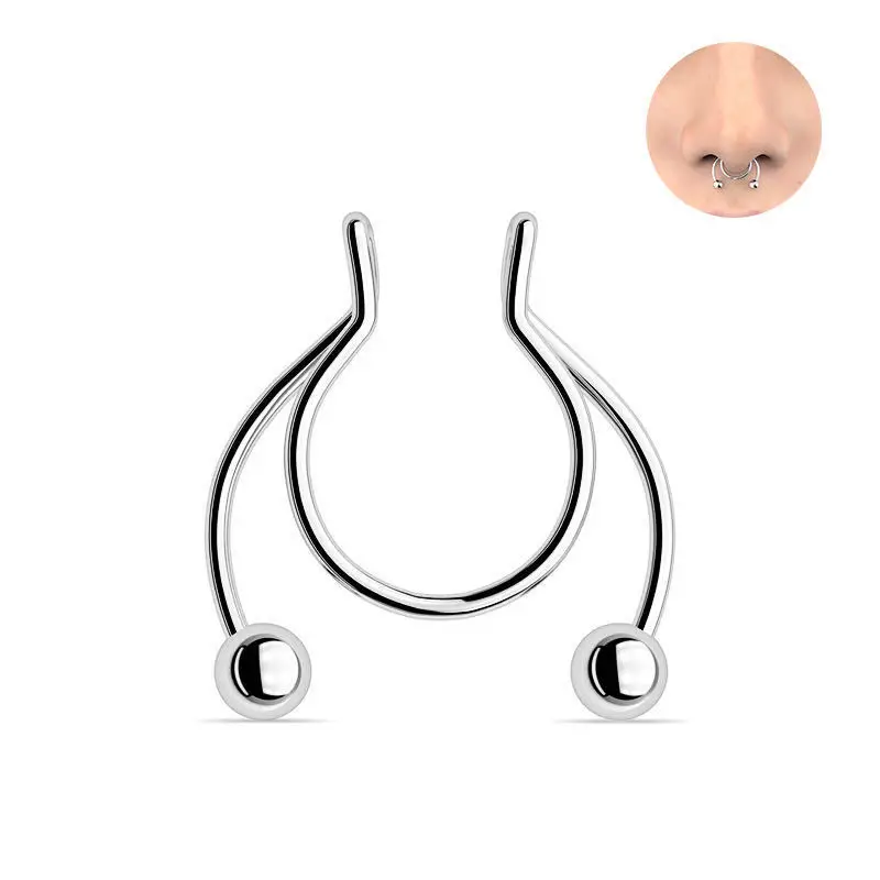 U-förmiger gefälschter Nasenri – Body Jewelry Septum Bewertung und Preis