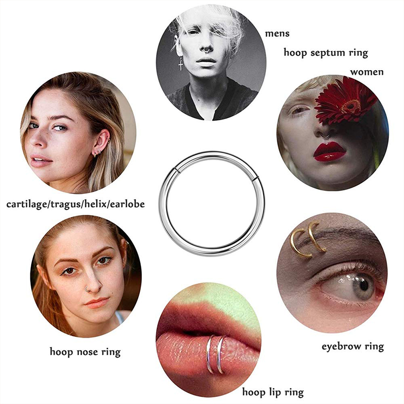 16G 316L Chirurgischer Stahl K – Body Jewelry Septum Bewertung und Preis