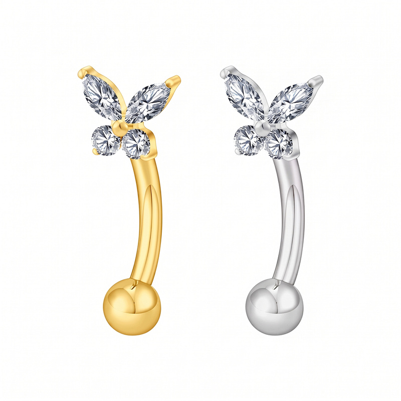 ASTM F136 Titan Winziger Schme – Body Jewelry Vertical Labret Bewertung und Preis