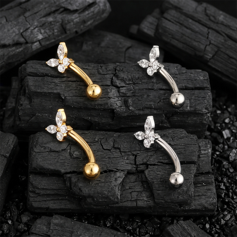ASTM F136 Titan Winziger Schme – Body Jewelry Vertical Labret Bewertung und Preis