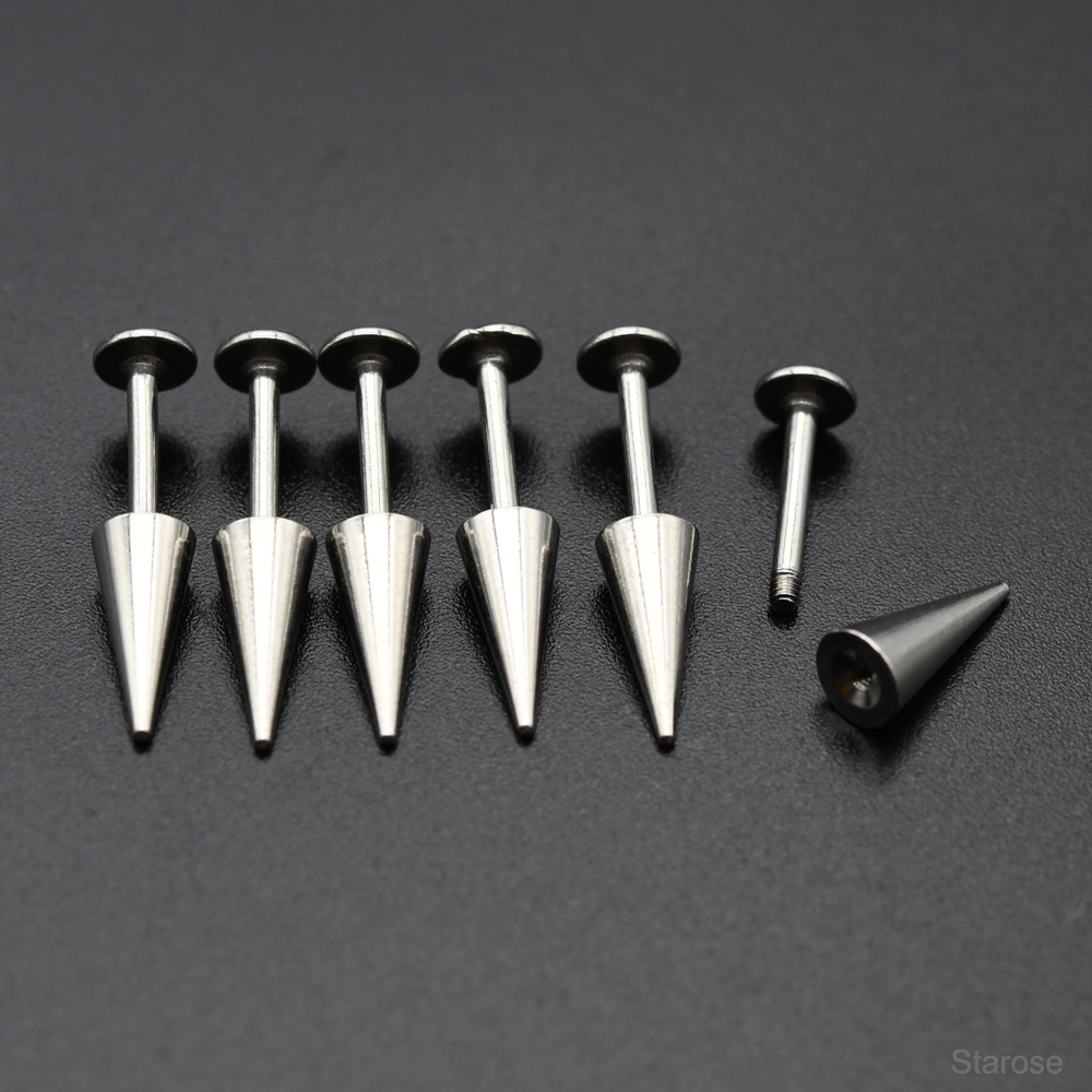 Starose 2 Stück Gothic Cone Ed – Body Jewelry Vertical Labret Bewertung und Preis
