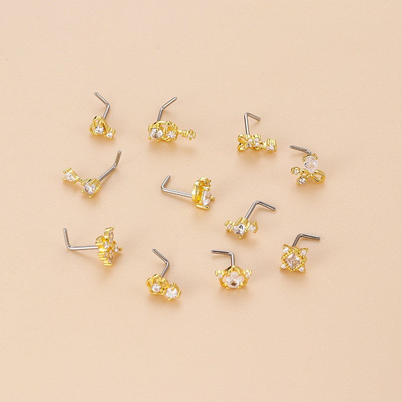 20G L-förmiger Kubischer Zirko – Body Jewelry Septum Bewertung und Preis