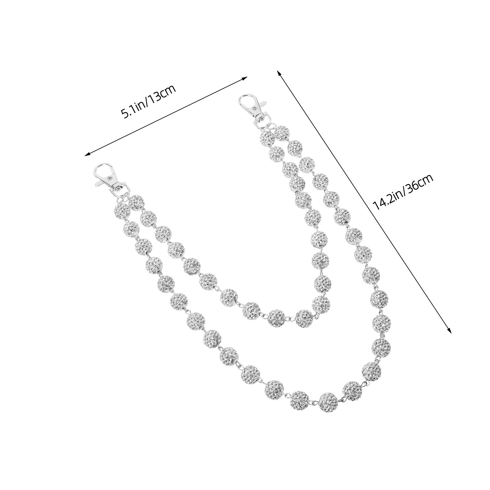 Metall Hip-Hop Strass-Hosenket – Body Jewelry Unique Bewertung und Preis