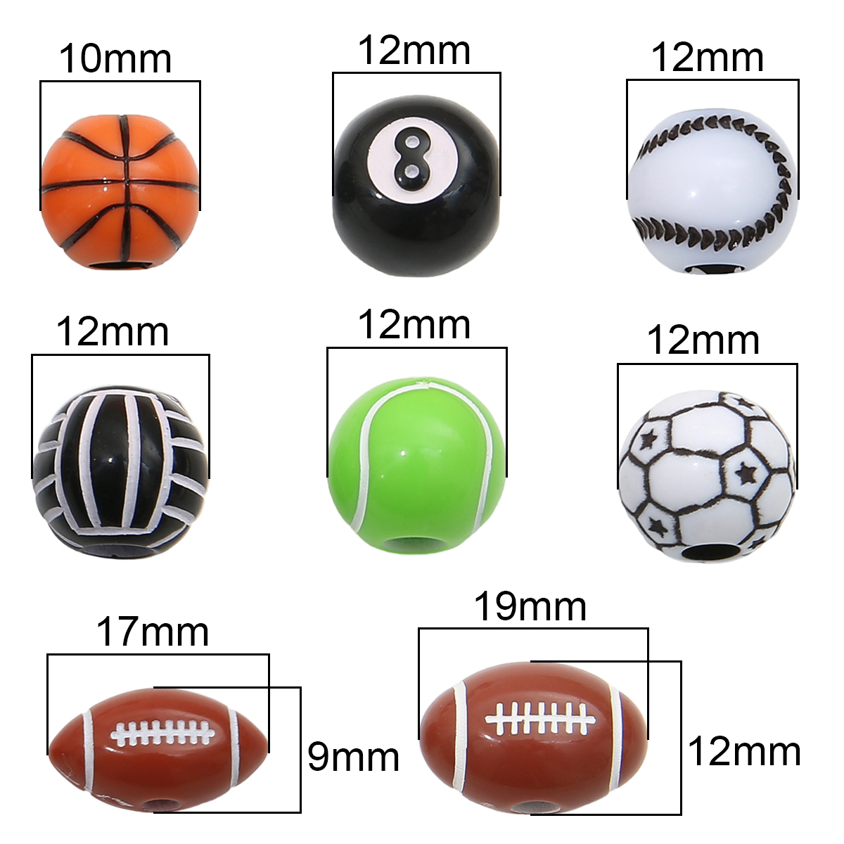 /30pcs Acryl kugel perlen Seri – Body Jewelry Unique Bewertung und Preis