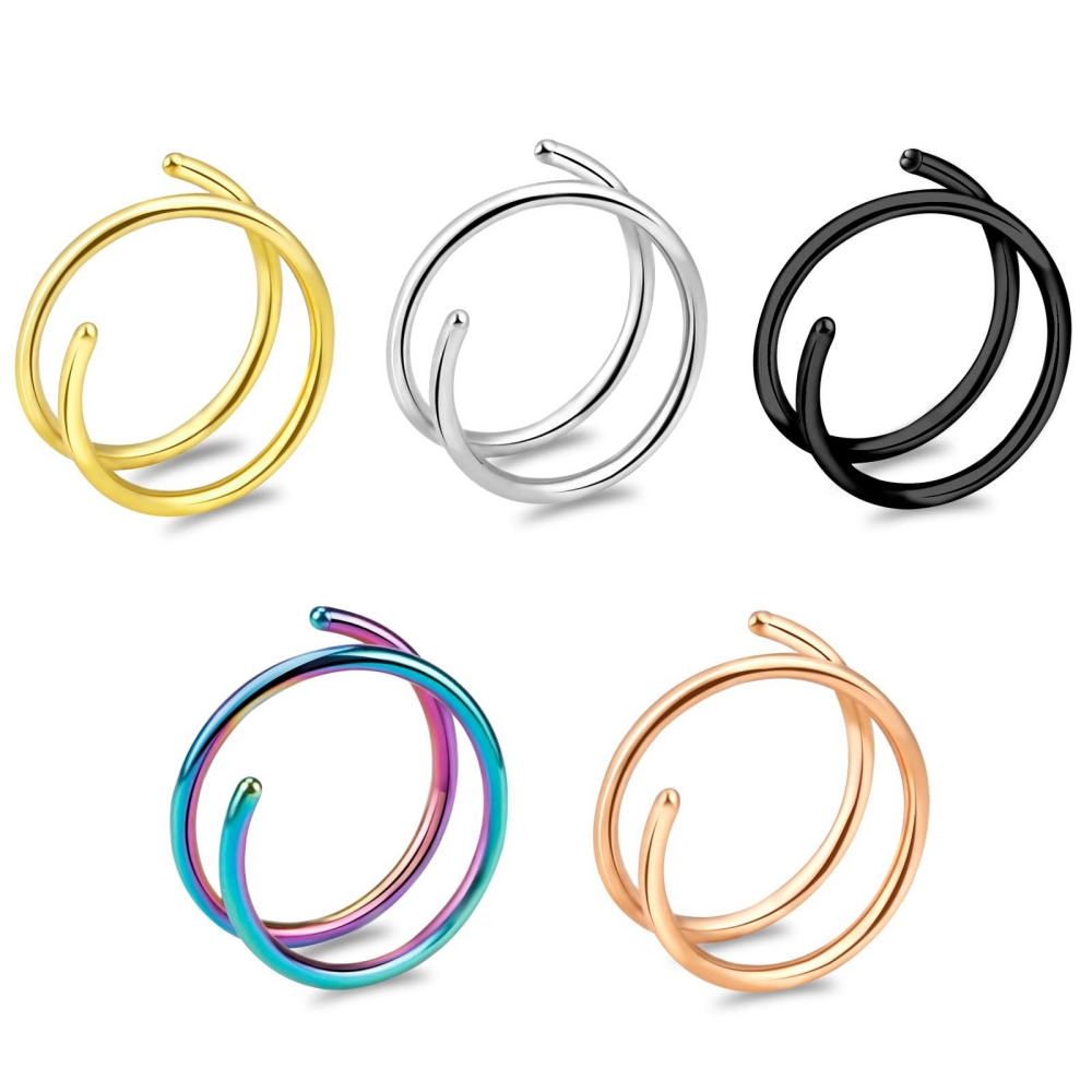 1 Stück Edelstahl 316 Doppelsp – Body Jewelry Septum Bewertung und Preis