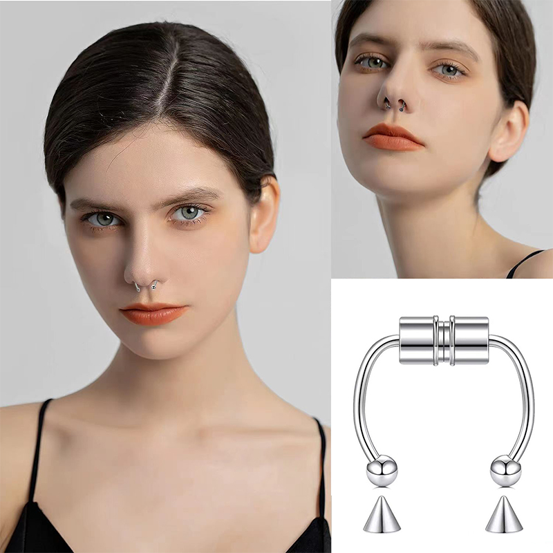 Frauen Gefälschte Piercing Nas – Body Jewelry Septum Bewertung und Preis