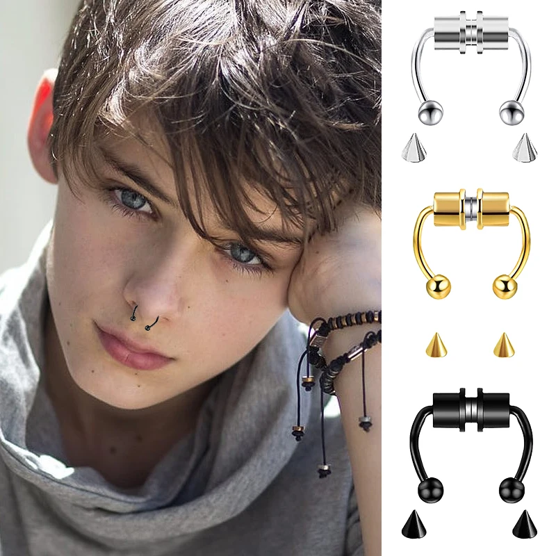 Frauen Gefälschte Piercing Nas – Body Jewelry Septum Bewertung und Preis
