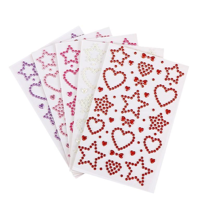 1 Blatt bunte selbstklebende G – Body Jewelry Stickers Bewertung und Preis