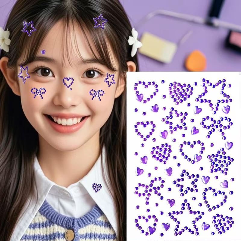 1 Blatt bunte selbstklebende G – Body Jewelry Stickers Bewertung und Preis