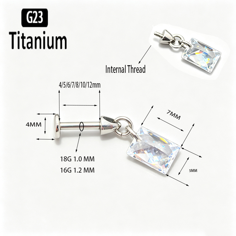 G23 Titan Piercing mit vertika – Body Jewelry Vertical Labret Bewertung und Preis