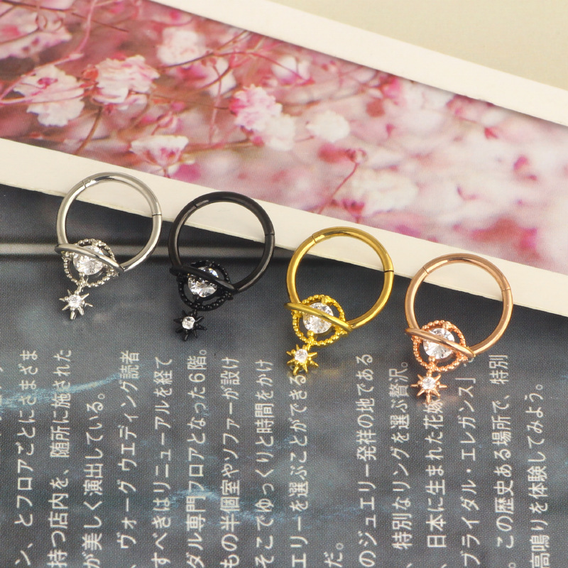 Septum-Ringe Planeten-Schmuck  – Body Jewelry Septum Bewertung und Preis