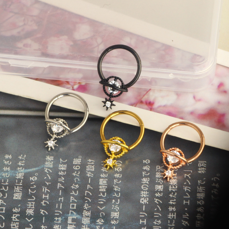 Septum-Ringe Planeten-Schmuck  – Body Jewelry Septum Bewertung und Preis