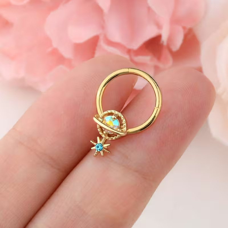 Septum-Ringe Planeten-Schmuck  – Body Jewelry Septum Bewertung und Preis