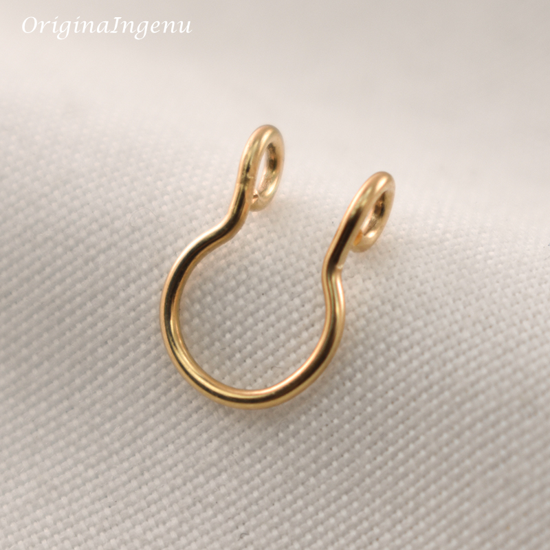 14 Karat Gold gefüllt gefälsch – Body Jewelry Septum Bewertung und Preis
