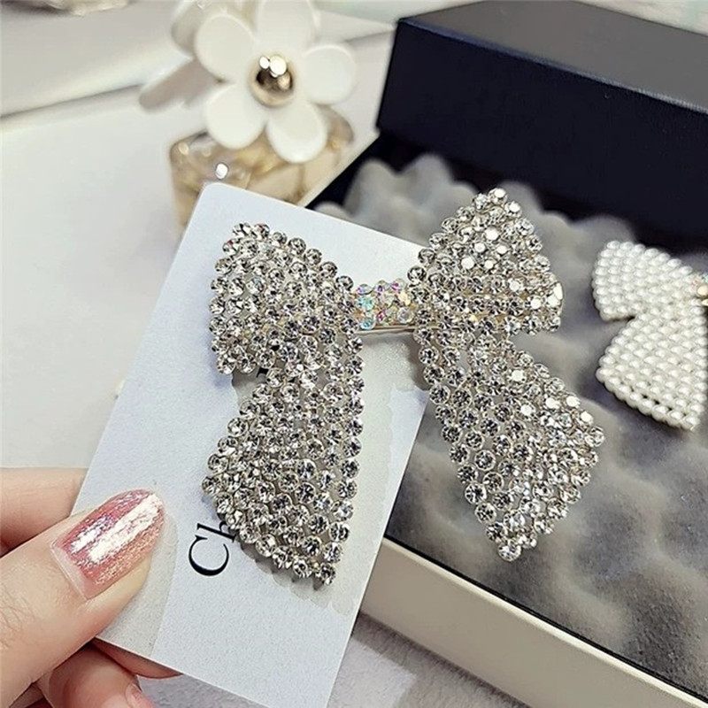 Strass Perle Bogen Haar Clips  – Body Jewelry Wholesale Bewertung und Preis