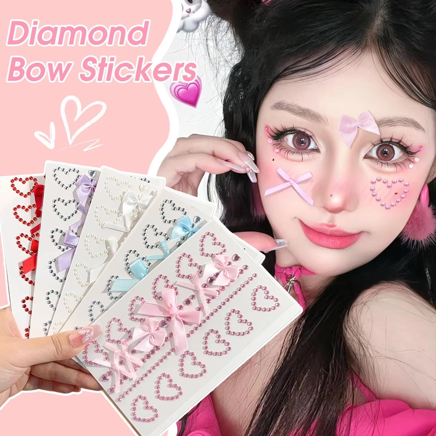 1 Blatt Rotes Band Bogen funke – Body Jewelry Stickers Bewertung und Preis