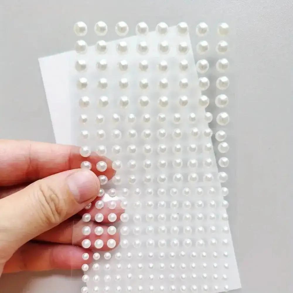 Weiße abs Plastik perlen aufkl – Body Jewelry Stickers Bewertung und Preis