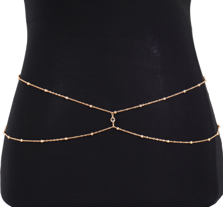 Klare Strass Perlen Bauch kett – Qualiti Body Jewelry Bewertung und Preis