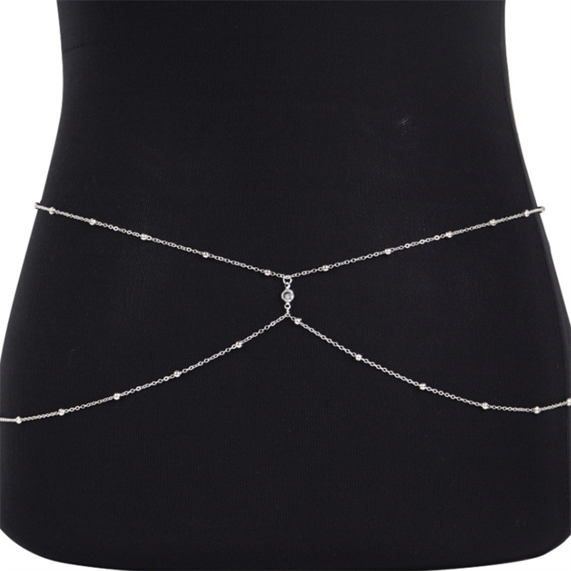 Klare Strass Perlen Bauch kett – Qualiti Body Jewelry Bewertung und Preis