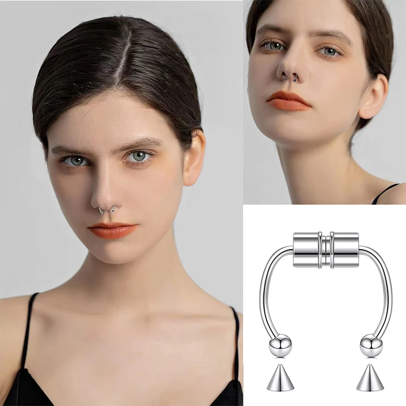 Gefälschte Piercing Nase Ring  – Body Jewelry Septum Bewertung und Preis