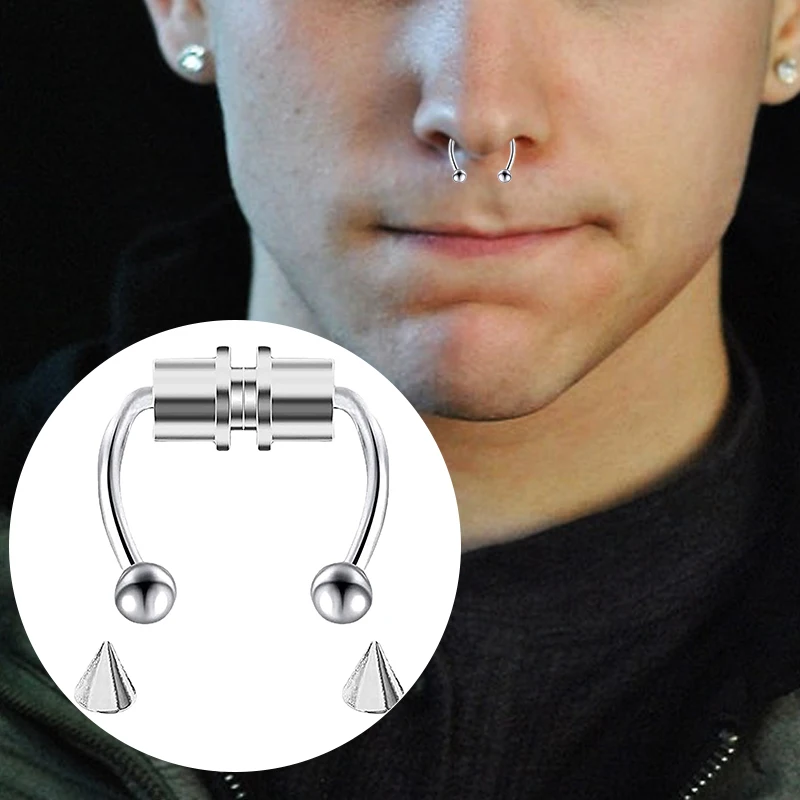 Gefälschte Piercing Nase Ring  – Body Jewelry Septum Bewertung und Preis