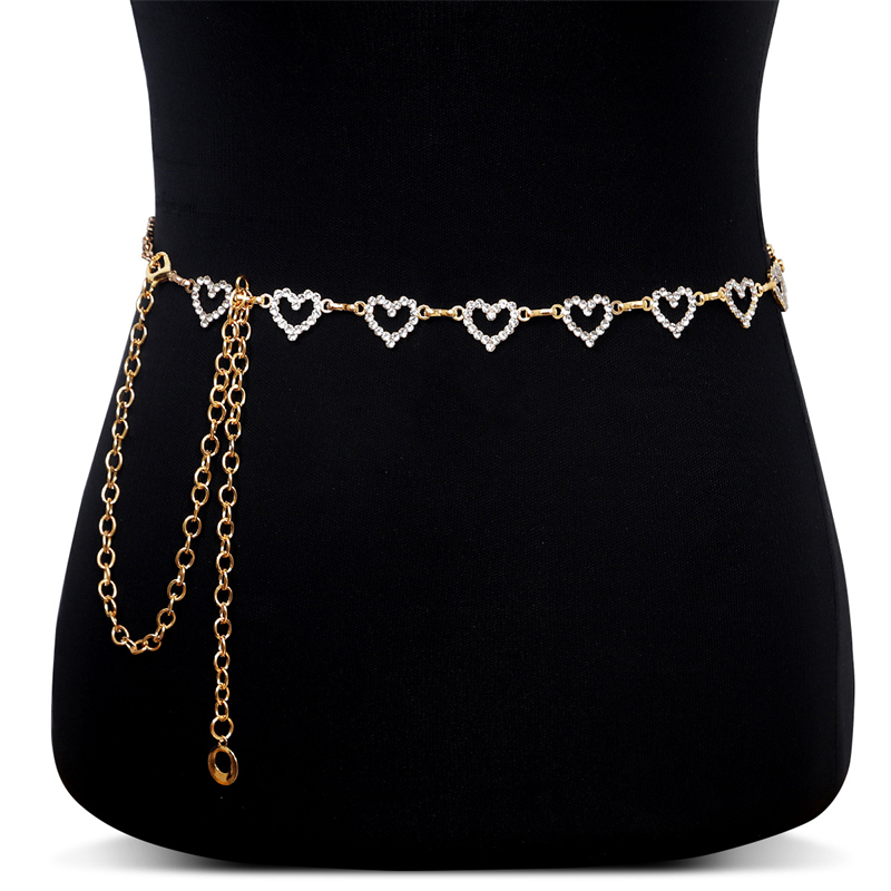 Modische Strass-Herz-Taillenke – Qualiti Body Jewelry Bewertung und Preis