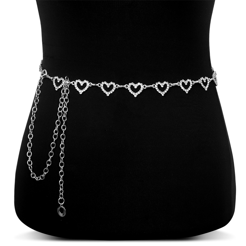 Modische Strass-Herz-Taillenke – Qualiti Body Jewelry Bewertung und Preis