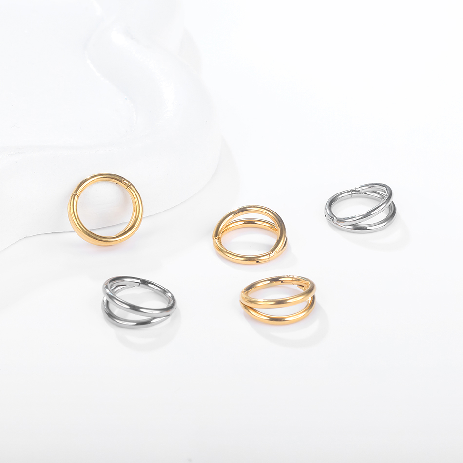 1pc Titan Knorpel Hoop Ohrring – Body Jewelry Septum Bewertung und Preis