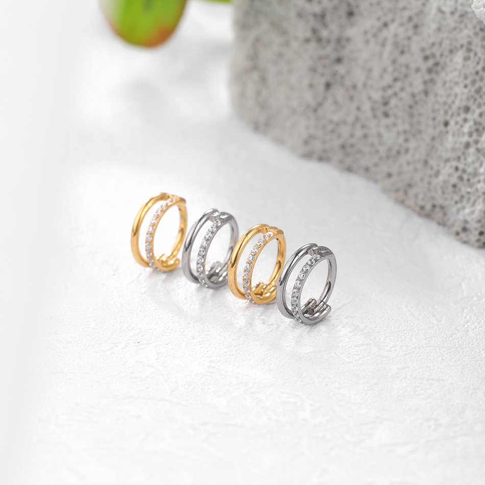 1pc Titan Knorpel Hoop Ohrring – Body Jewelry Septum Bewertung und Preis