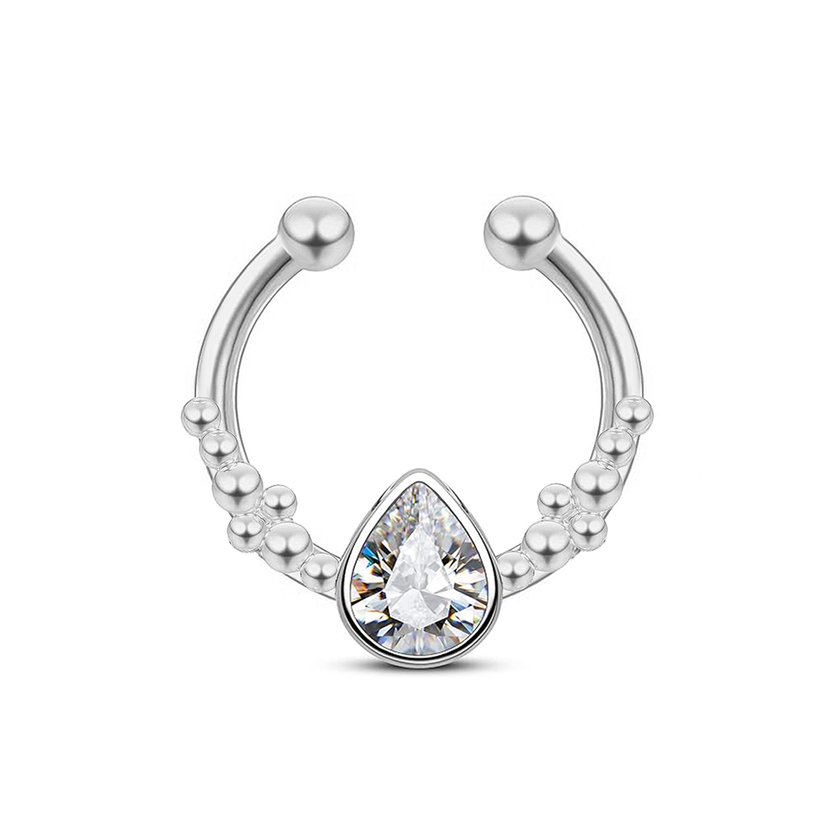 Edelstahl Hufeisen Wassertropf – Body Jewelry Septum Bewertung und Preis