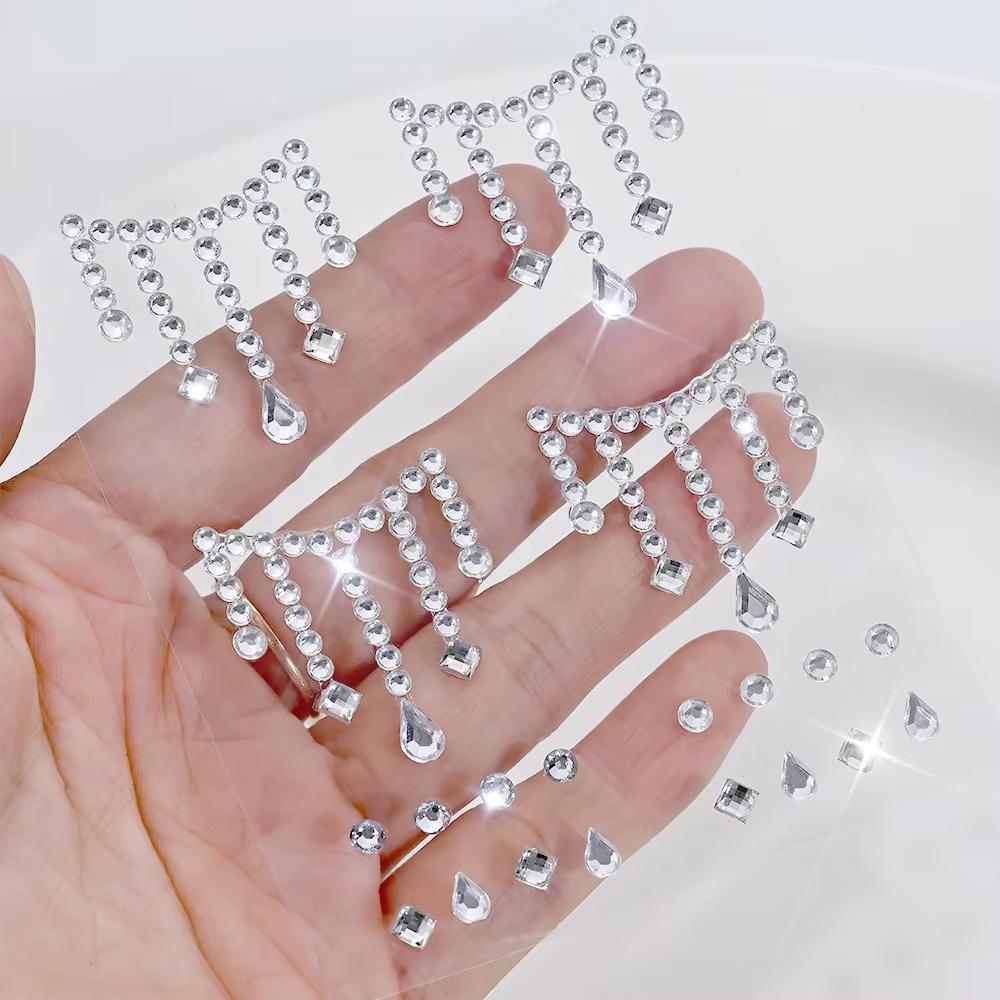 1/5 Blätter Gesicht Schmuck Au – Body Jewelry Stickers Bewertung und Preis