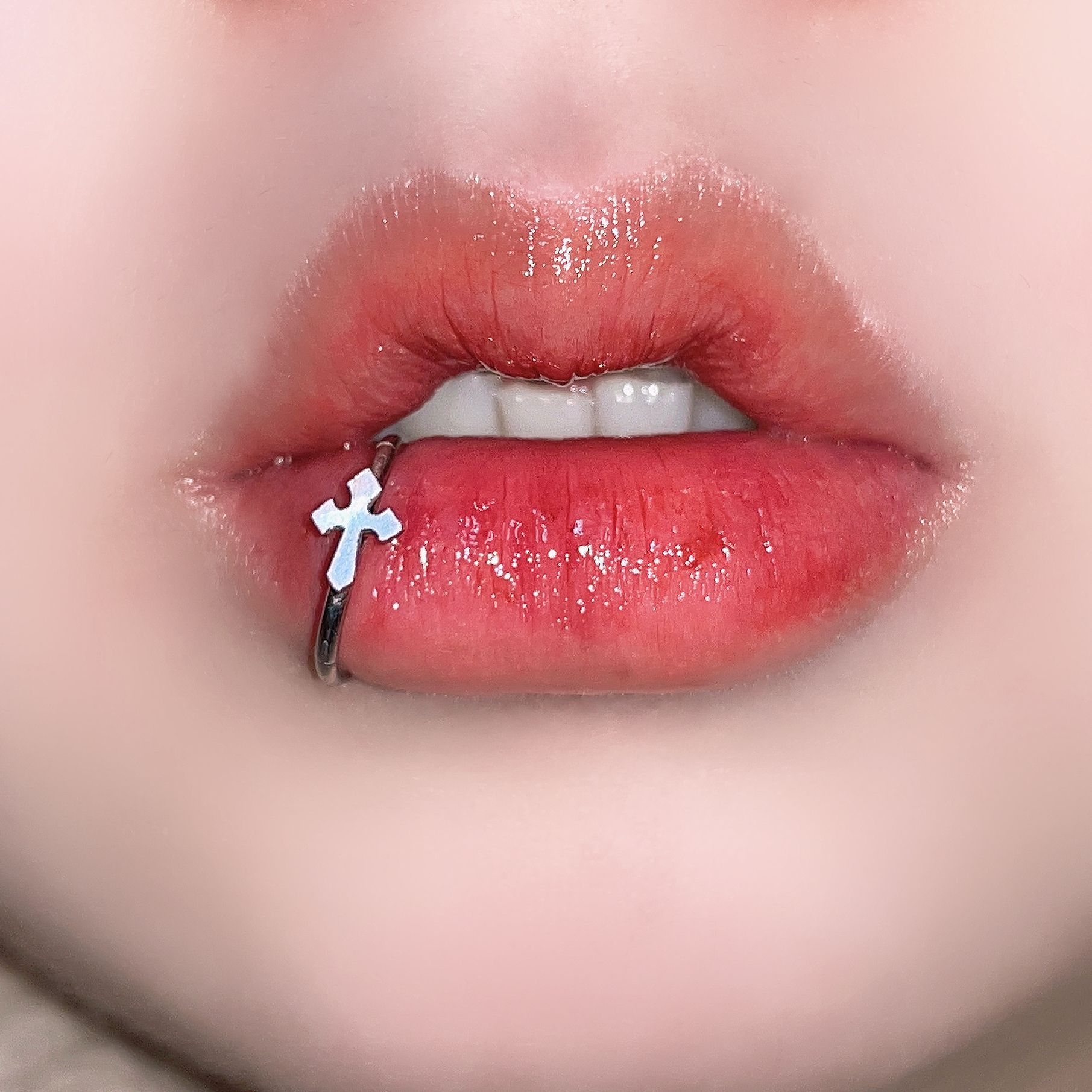 Edelstahl Lippenring Scharnier – Body Jewelry Vertical Labret Bewertung und Preis